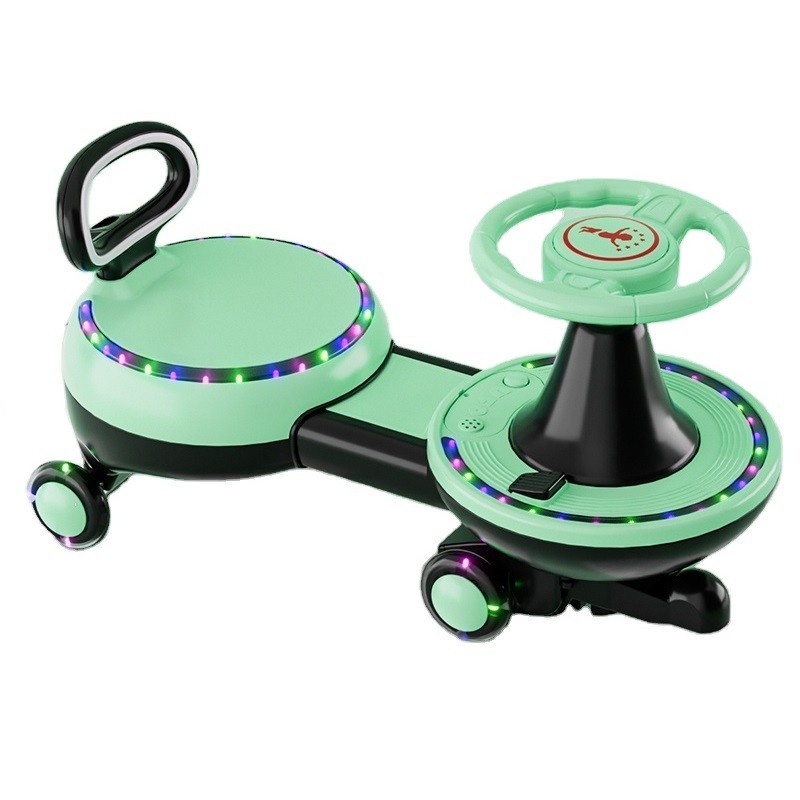 Music And Lights Included Kids Swing Car Child Wiggle Swing Scooter ...