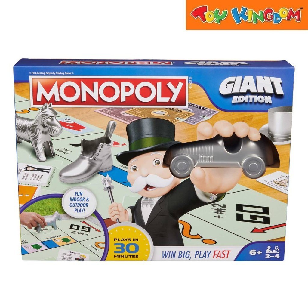 Spin Master Games Monopoly Giant Edition | Shopee Philippines