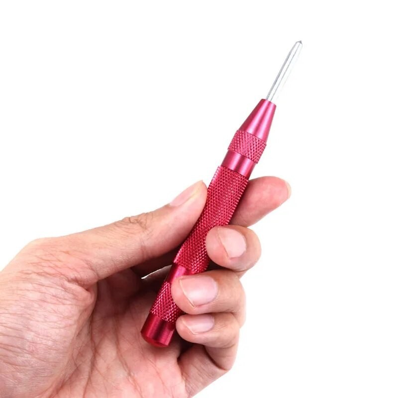 97m 1 pcs Automatic center locator punch spring loaded marking starting