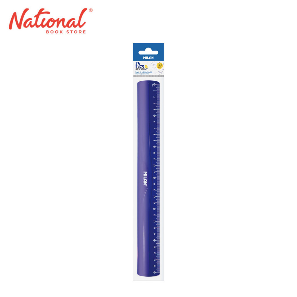 Milan Flexible Ruler Flex and Resistant Acid Series 30cm 12 inches ...