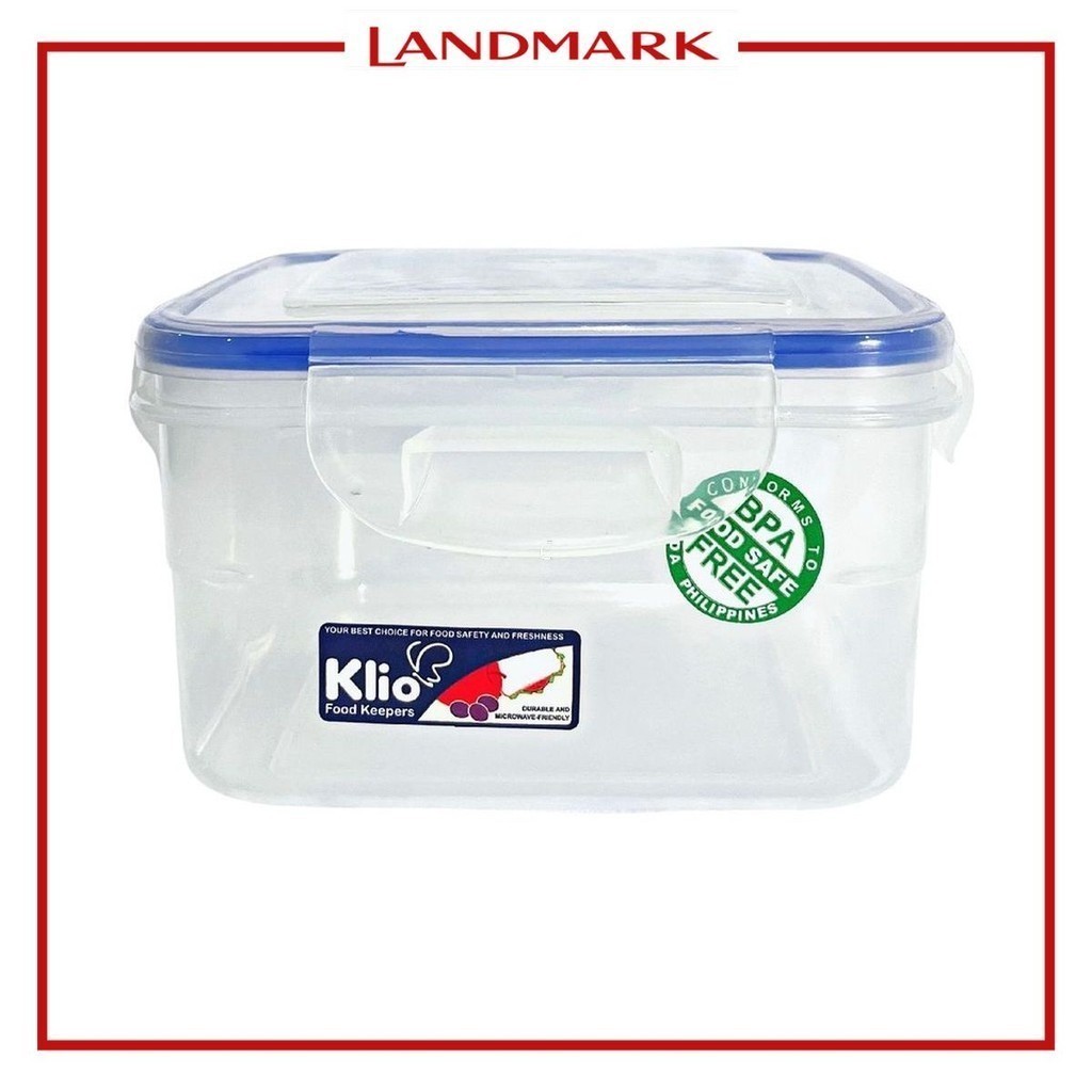 Klio Square Rectangle Food Keeper Lock 1.25L | Shopee Philippines