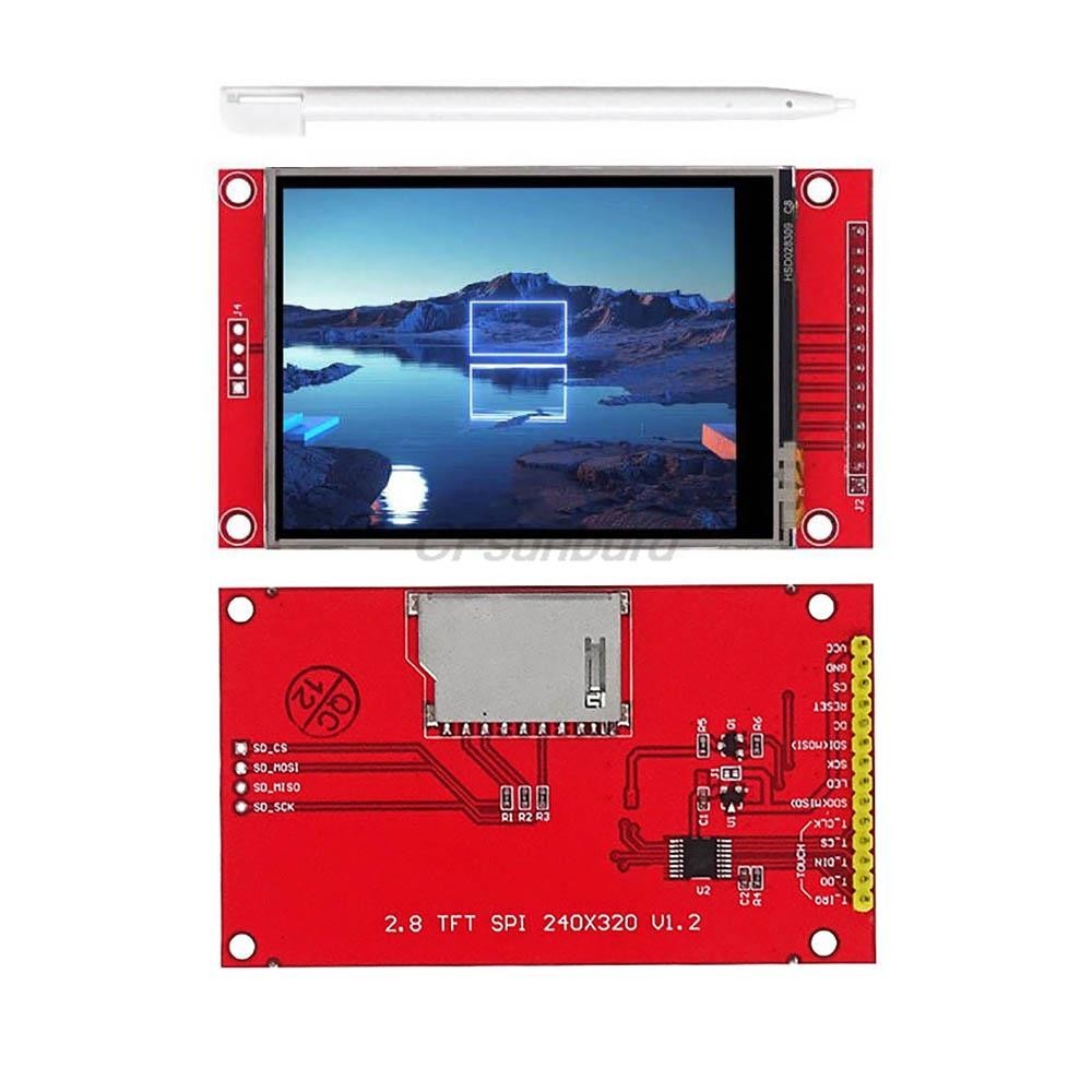 2.8 inch 320*240 SPI Serial TFT LCD Module Display Screen with Touch ...