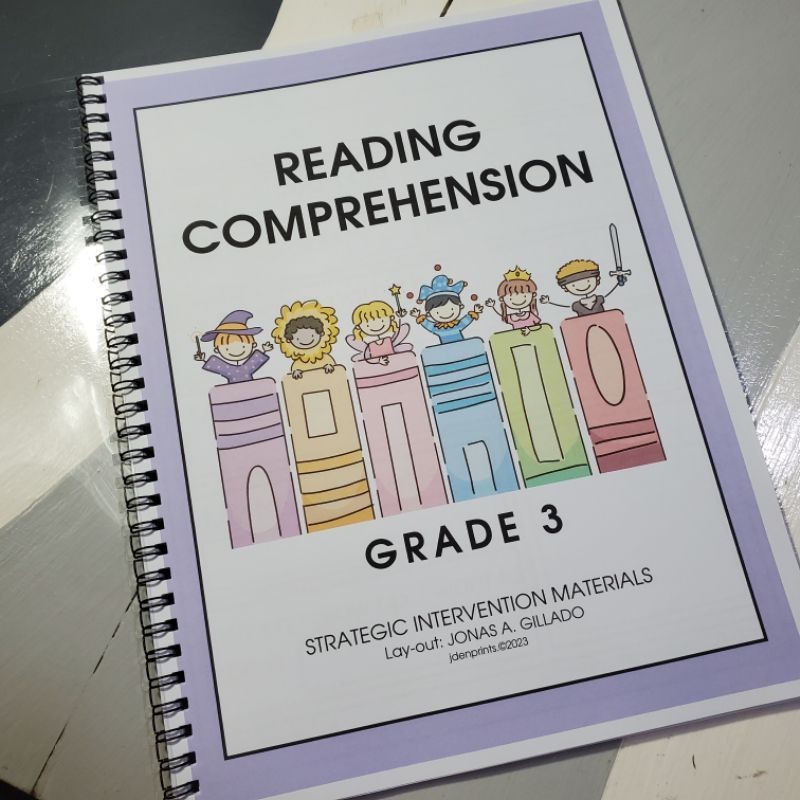 Reading Comprehension Workbook for Grade 3 | #catchupfriday | Shopee ...