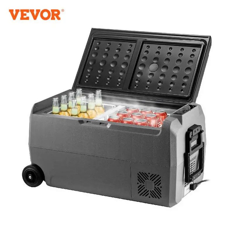 VEVOR 36L 50L 60LCar Refrigerator Portable Fridge Freezer Cool Box With ...