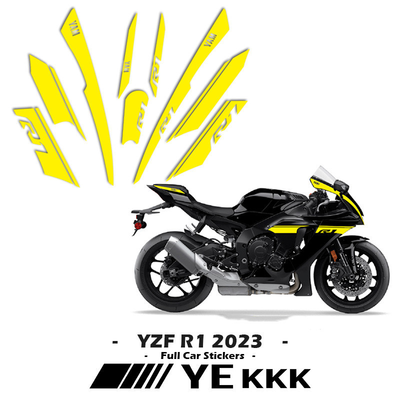 For YAMAHA YZF-R1 YZF-R1M YZF-R1S 2023-2020 New Full Car Sticker Decal ...