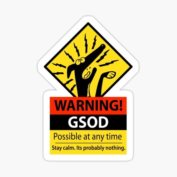 Gsod Hazard Sign 5PCS Car Stickers for Fridge Decorations Funny Water ...