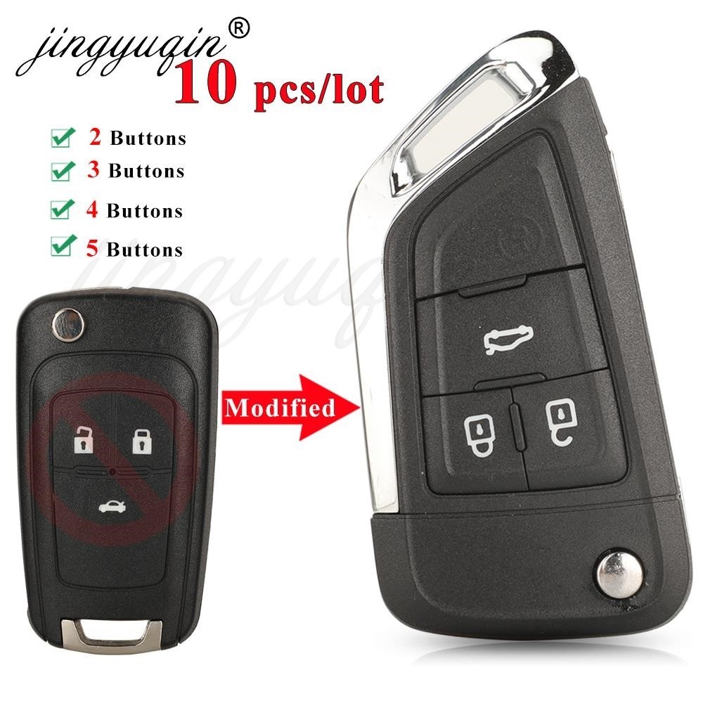 ۩10pcs Upgrade Flip Remote Car Key Shell For Chevrolet Cruze Epica ...