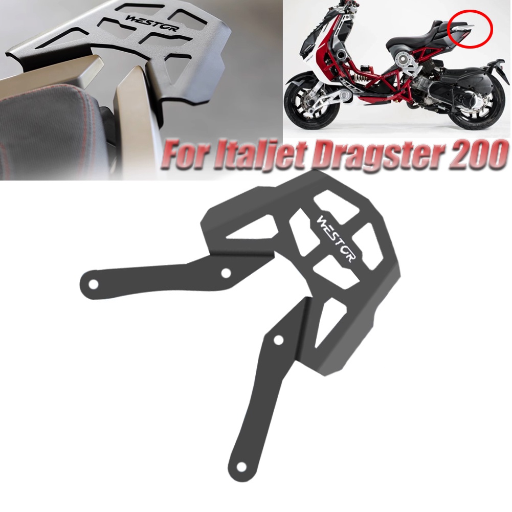 ~For Italjet Dragster 200 / 250i / 125 / 400 Motorcycle Rear Rack Stand ...