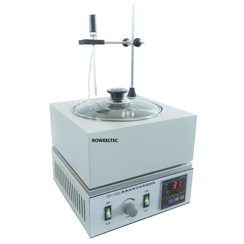 DF-101S Digital Heat-gathering Magnetic Stirrer / Water Bath Thermostat ...