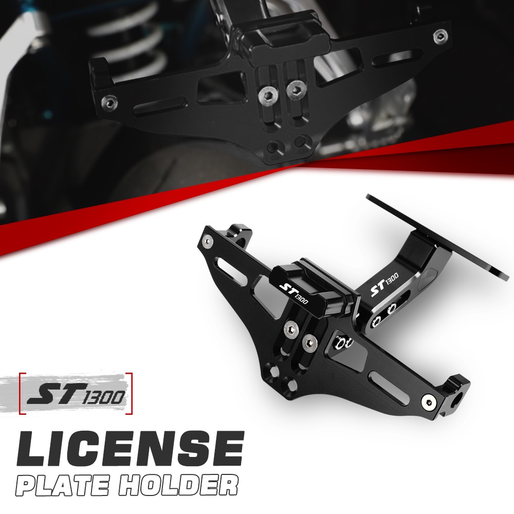 Voor HONDA ST1300 ST 1300 ABS 2003 2004 2005 2006 2007 2008 2009 2010 2011 2012 Motorfiets Voorvork Brace Vork Stabilizer CNC Aluminium Beugel Accessoires (Color : zwart