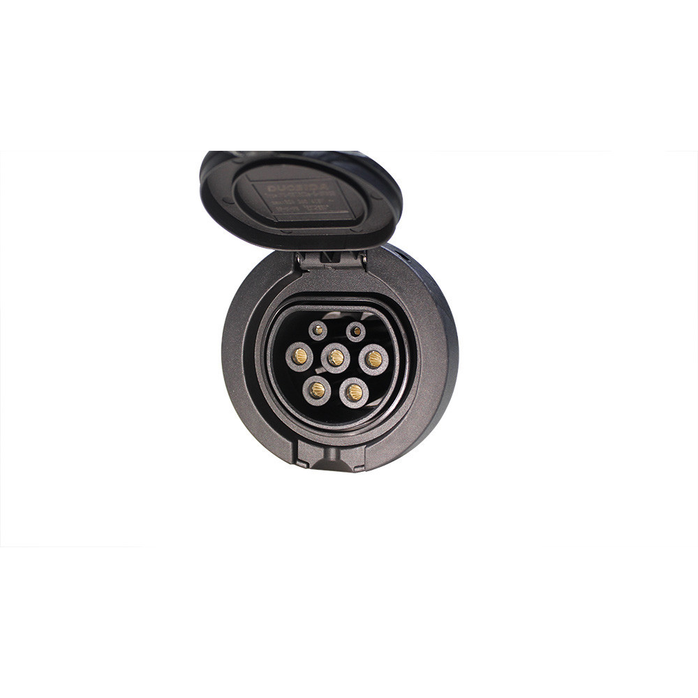 T2 EV socket with motor or solenodide 32A type 2 female socket ...