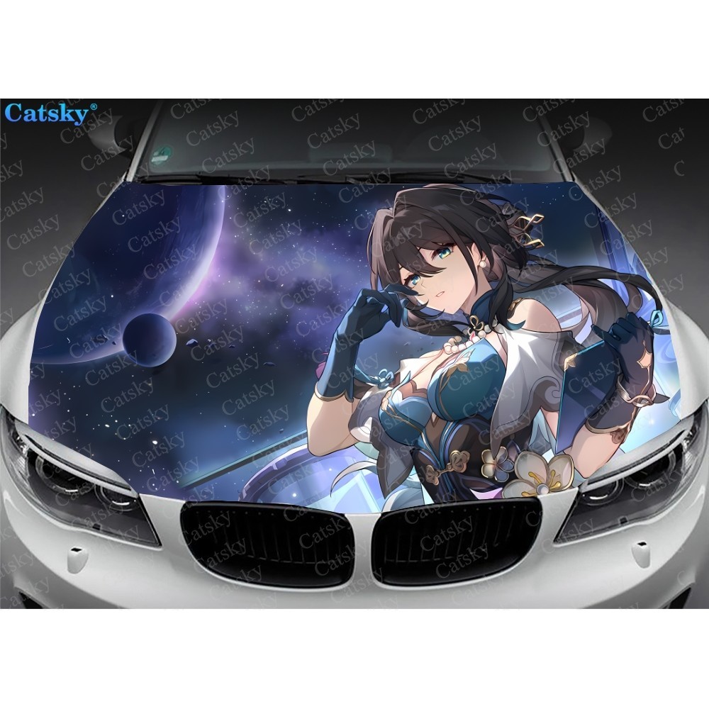 Ruan Mei Honkai Star Rail Car Hood Decal Truck Decals Vinyl Sticker ...