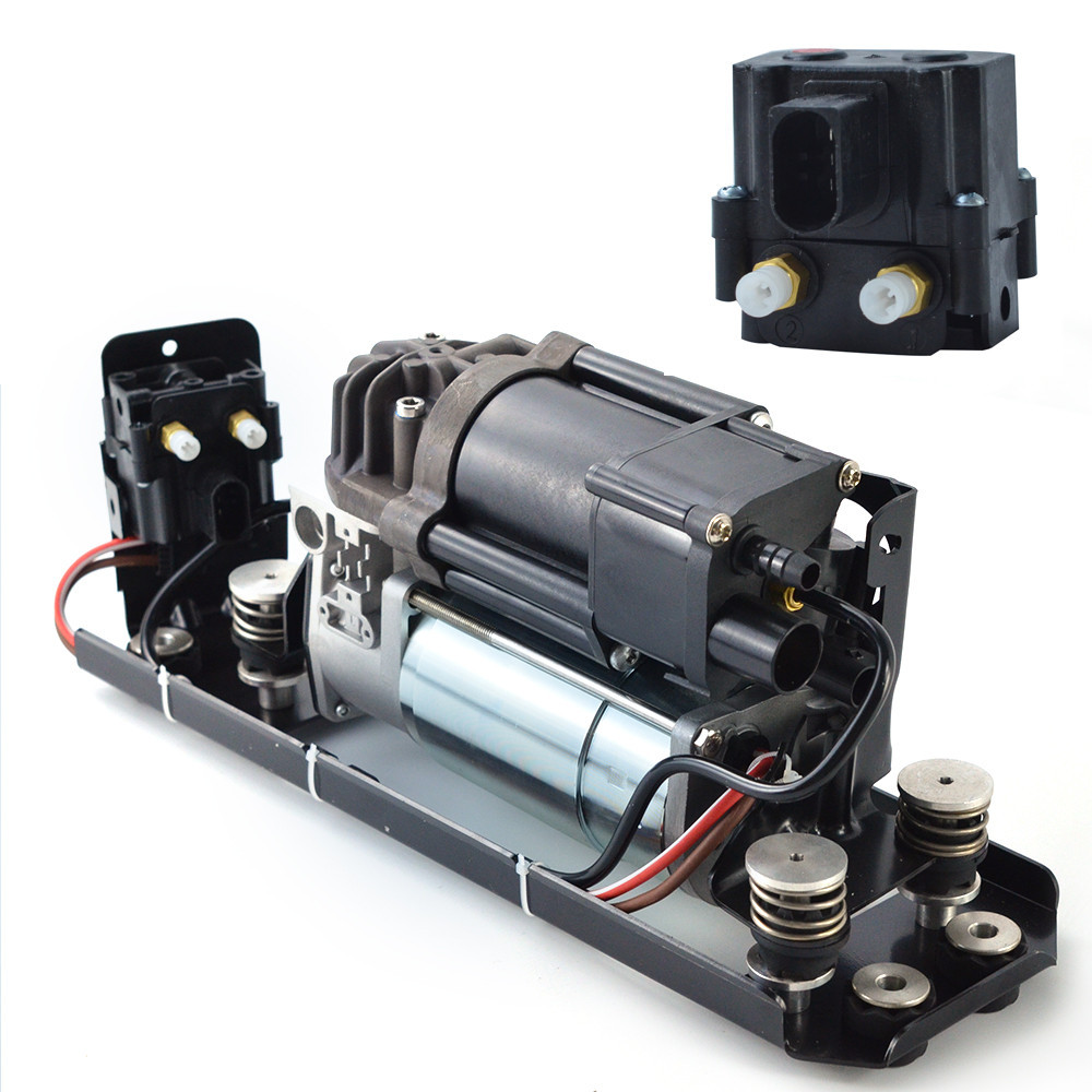 Air Suspension Compressor Pump Kit For BMW F11 F02 F04 535i 550i 740i ...