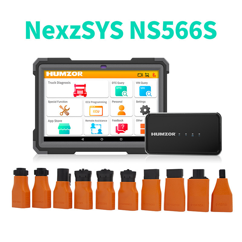 Truck Diagnostic Tools Humzor NS566S diagnostic scan tool for truck ...