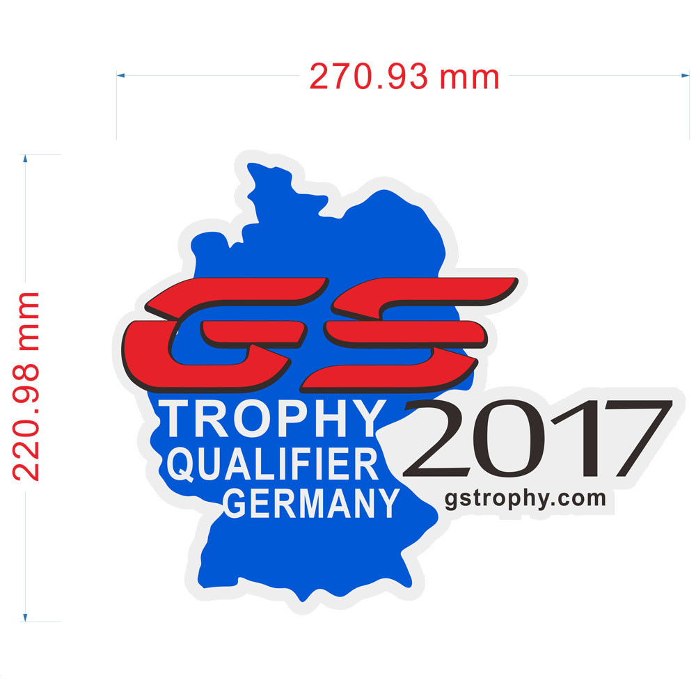 2pcs GS R1200 GS Motorcycle Decal Sticker Aluminum Travelled Box ...