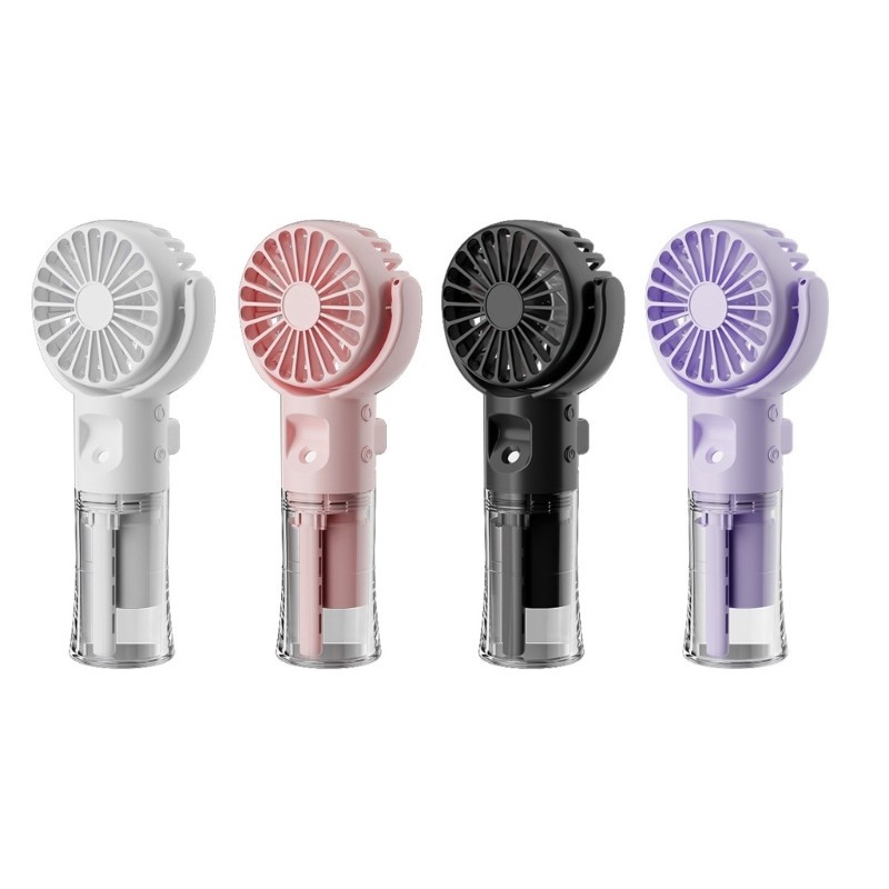 Handheld Misting Fan Rechargeable Fan Water Misting Fan Mini | Shopee ...