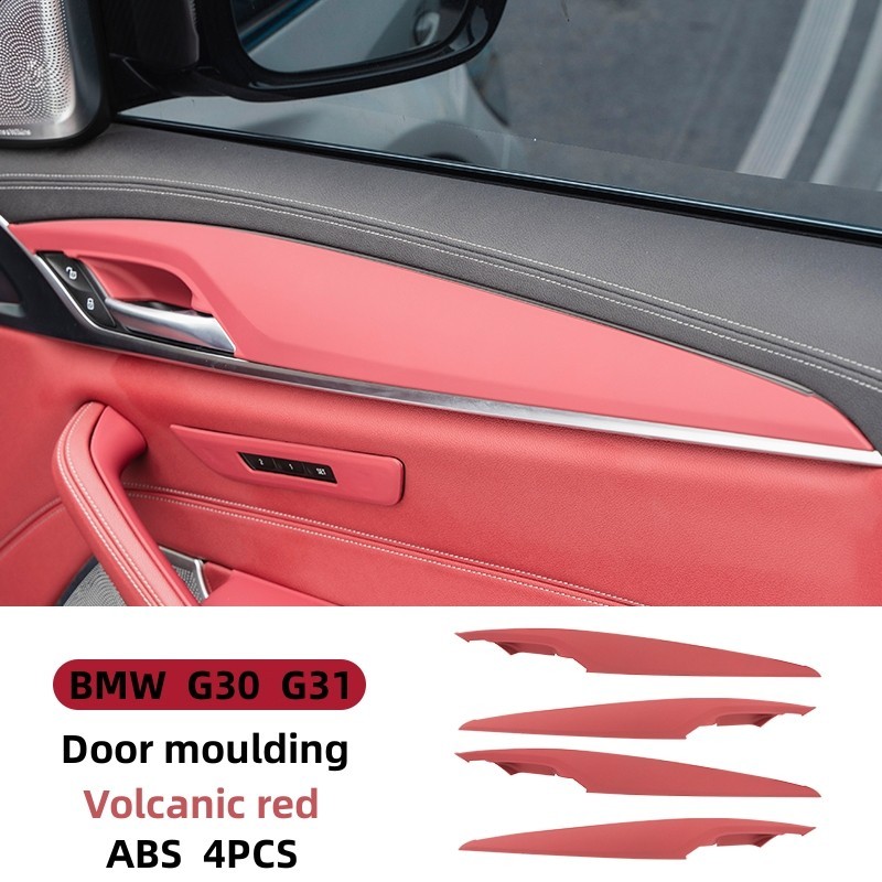 Car styling Volcanic red Interior modification for BMW 5 series G30 G31 ...