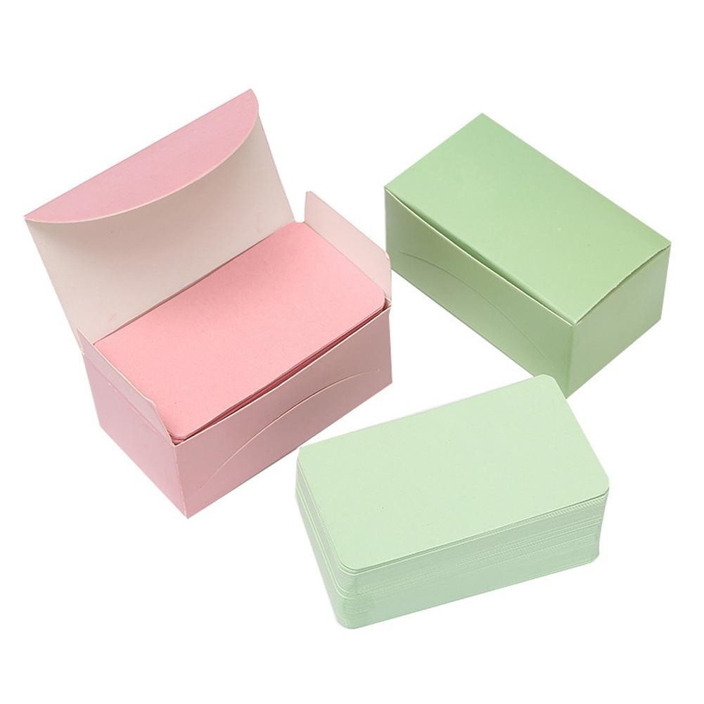 100pcs/box Blank Paper Cards,Kraft Paper Cards,Memory Cards Blank ...
