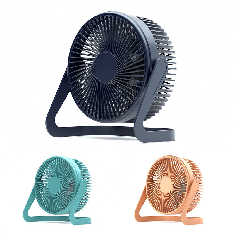 Portable 360°Rotation USB Desk Fan 2 Speed Mute Air Cooler Cooling Fans ...