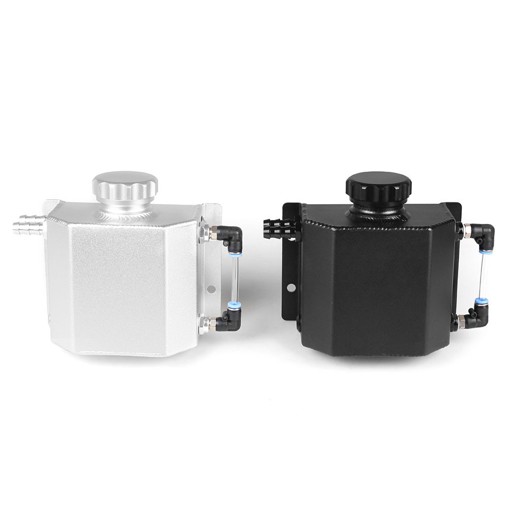 Oil Catch Can Reservoir Tank Fuel Tank 1L Universal