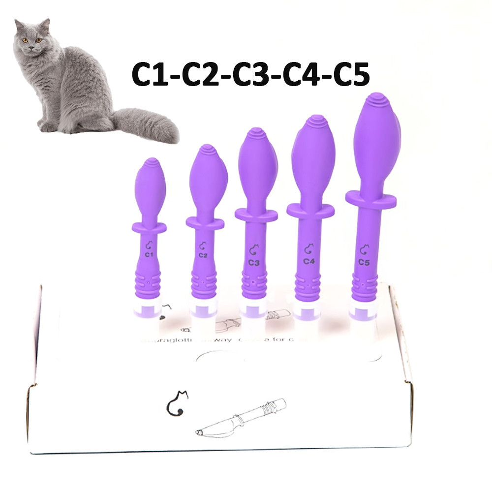 Pet Canine Cat Rabbit Blind Endotracheal Intubation Introducer Tube ...