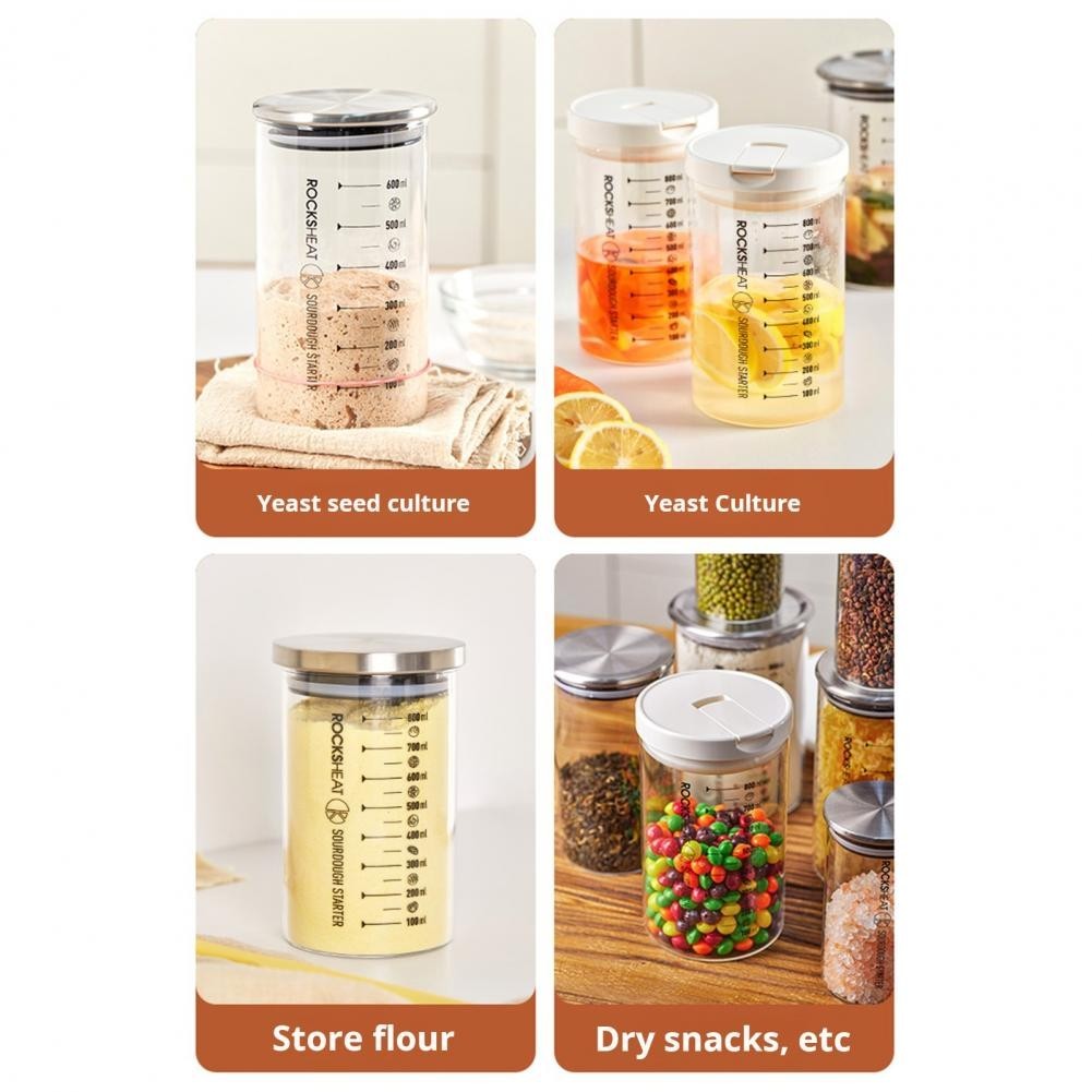 Yeast Fermentation Equipment Fermenter with Scale Transparent Sourdough ...