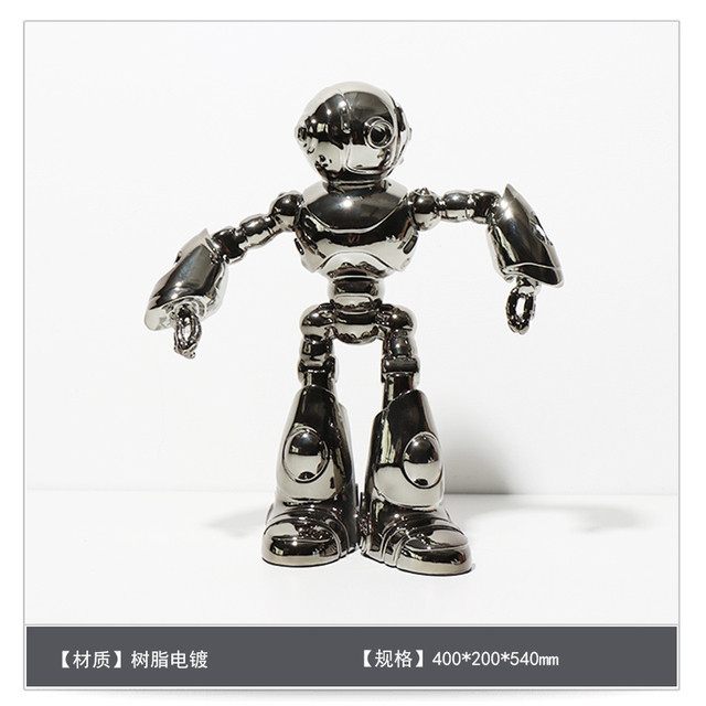 ☟Modern minimalist mechanical sci-fi style robot decoration model room ...