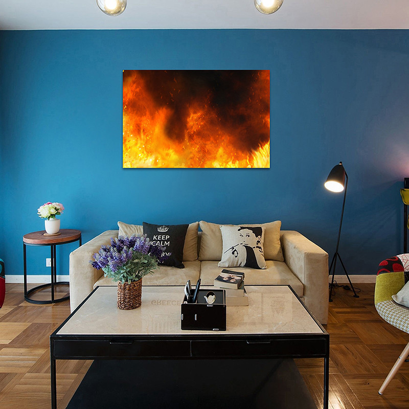 Fire Flames Backdrop Blaze Blazing Photography Background Wall Art ...