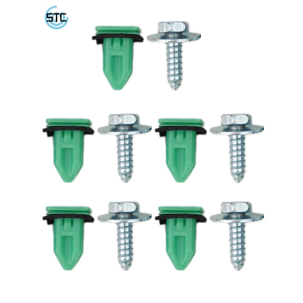 10pcs Car Door Speaker Cover For Toyota Green Grommet Screw Nut Clips Steel Shopee Philippines