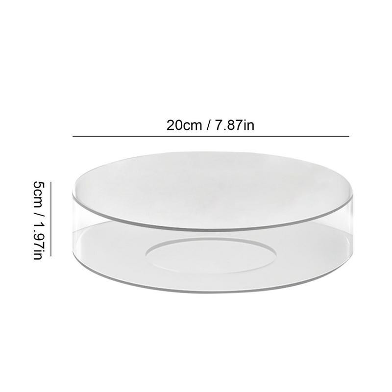 Cake Display Riser Transparent Acrylic Round Riser Cylinder Cake ...