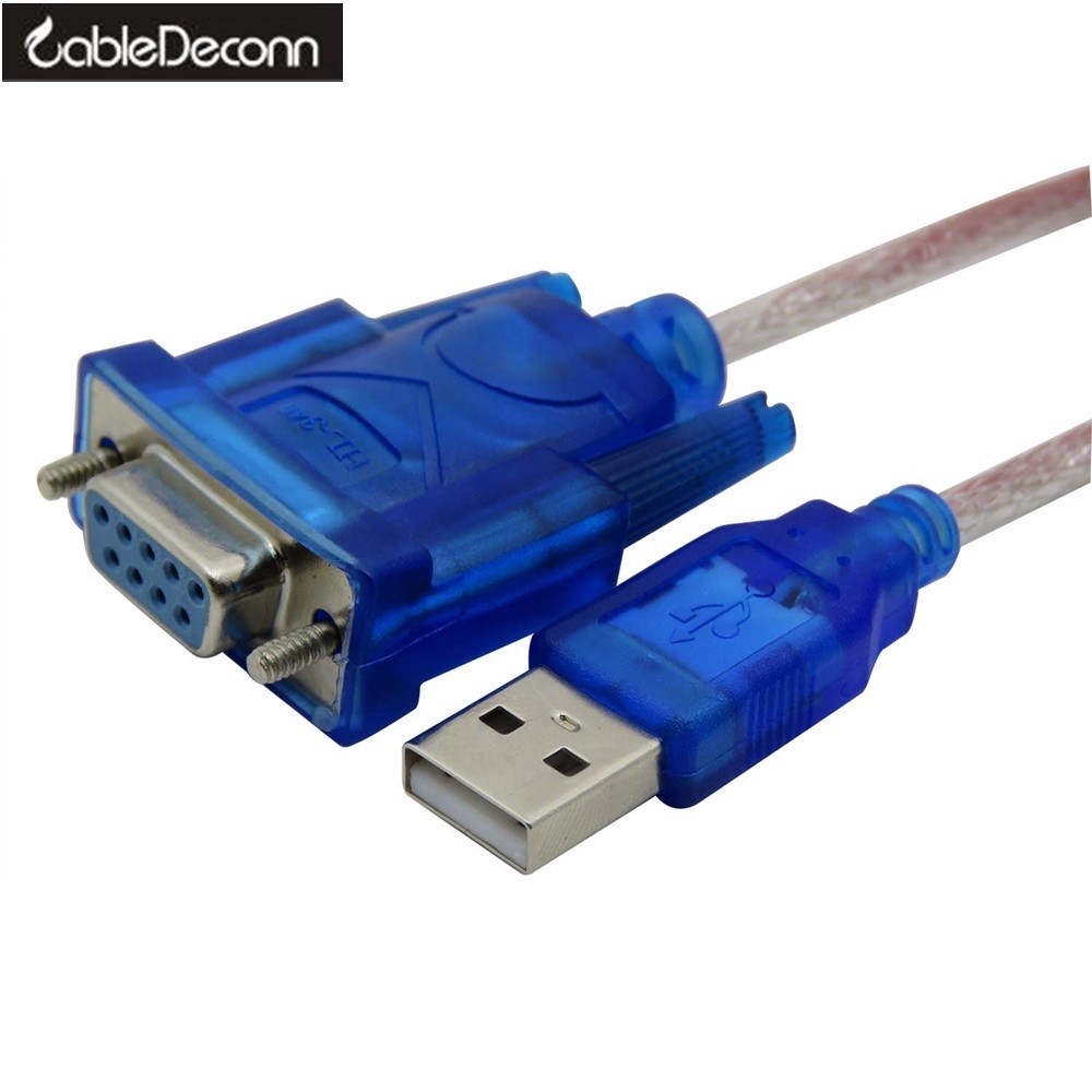 USB to RS232 Female Male Cable USB to Serial Port 9 Holes USB to DB9 ...