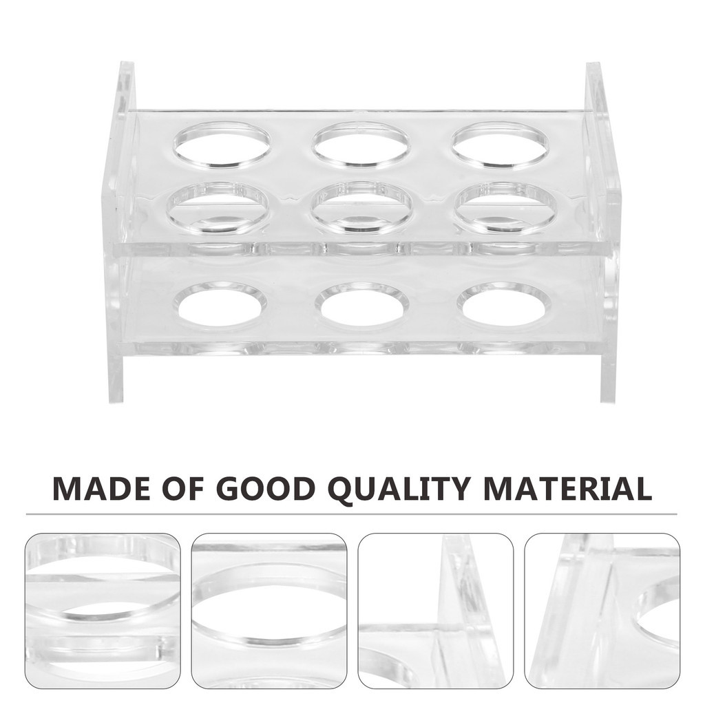 Acrylic Shot Glass Holder Transparent Shot Glasses Holder Party Display ...