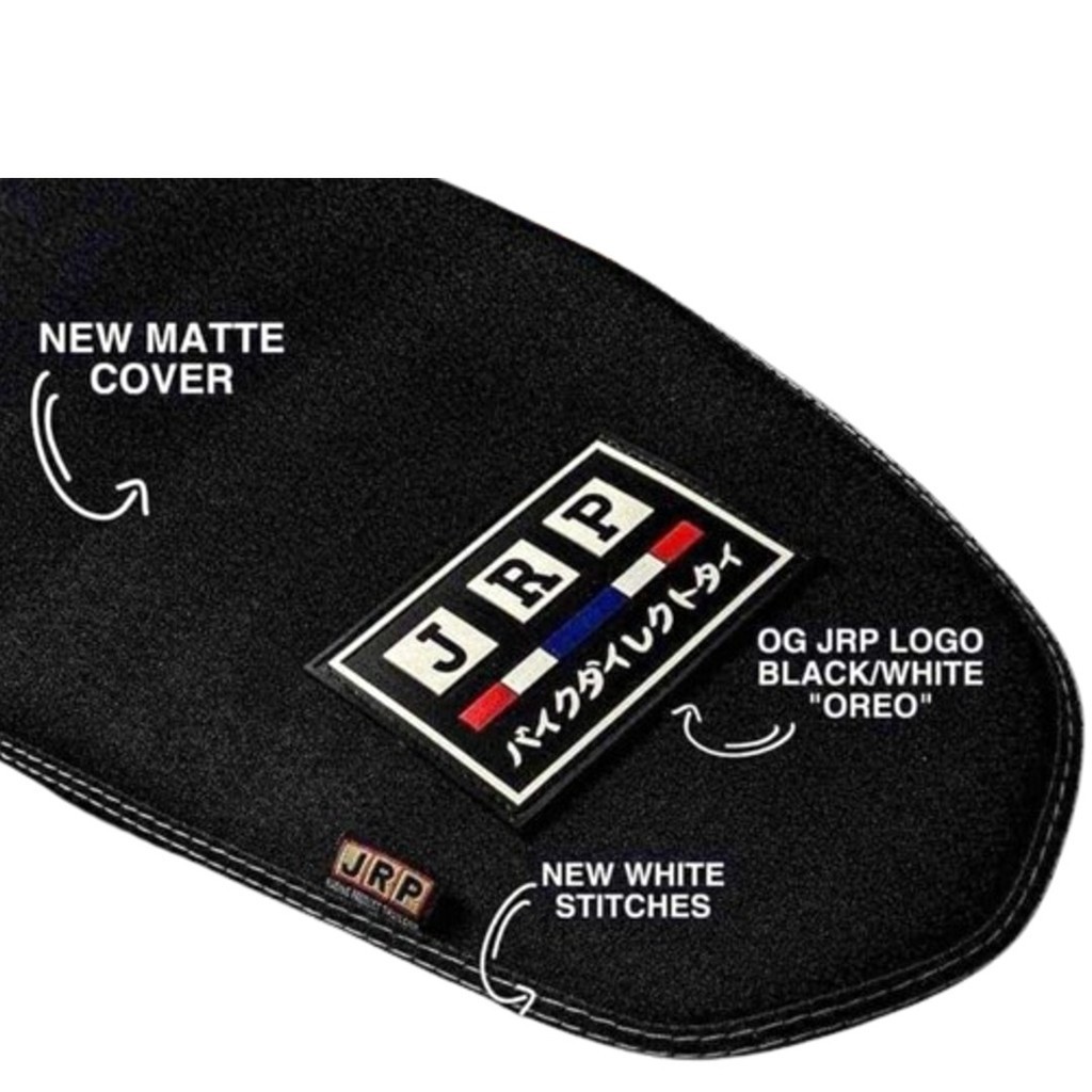 SUZUKI GD 110 ORIGINAL JRP SEAT COVER LIHA TEXTURE Oreo Rubber Logo