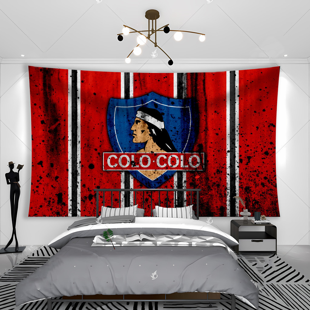 Chile Club Social Y Deportivo Colo-Colos Tapestry Banner Flag Garage ...