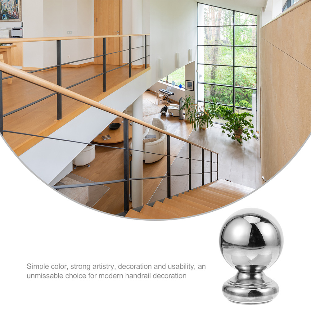 Handrail Ball 51mm Stair Railing Finial Ball Stairway Railing Ball Rail ...