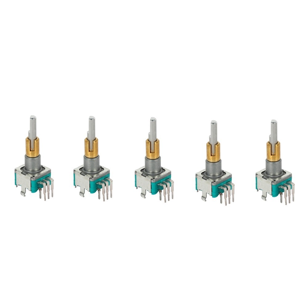 5PCS EC11EBB24C03 Dual Axis Encoder with Switch 30 Positioning Number ...