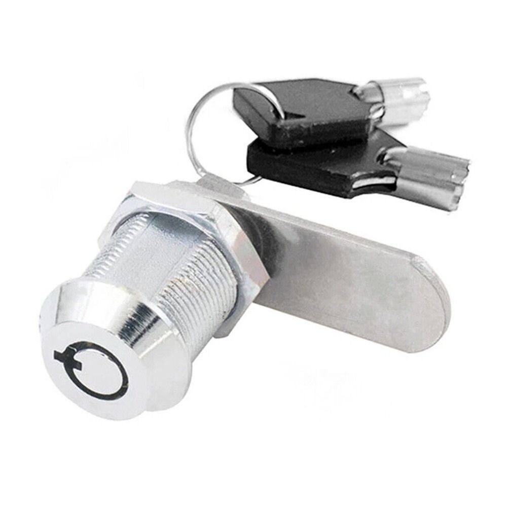 2 Keys Plum Blossom Key Mechanical Tongue Lock Safe Deposit Box Power ...