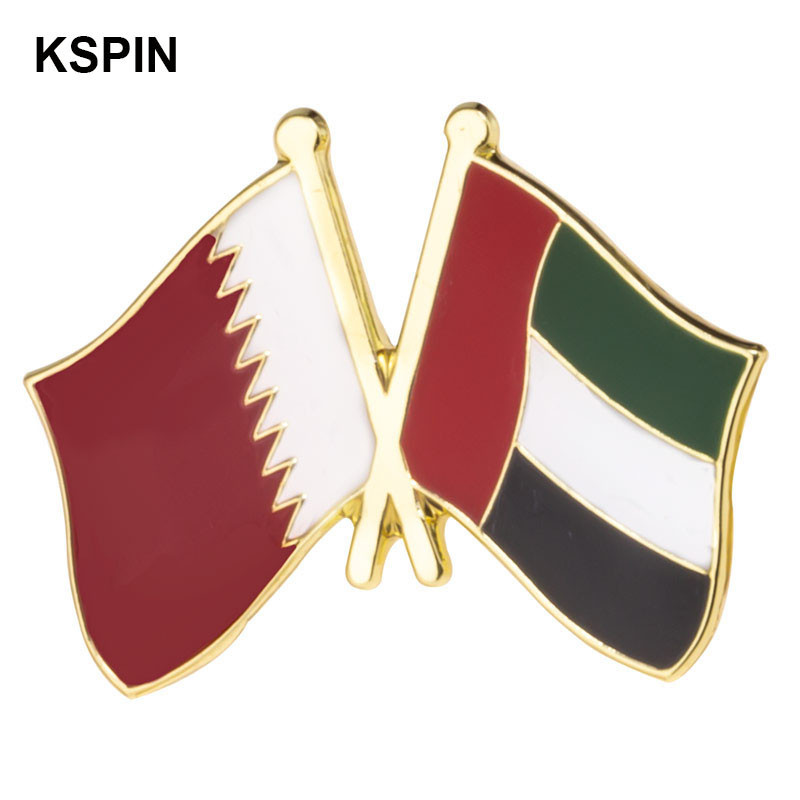 Qatar Friendship Lapel Pins Flag Lapel Pins Country Flag Badge Flag
