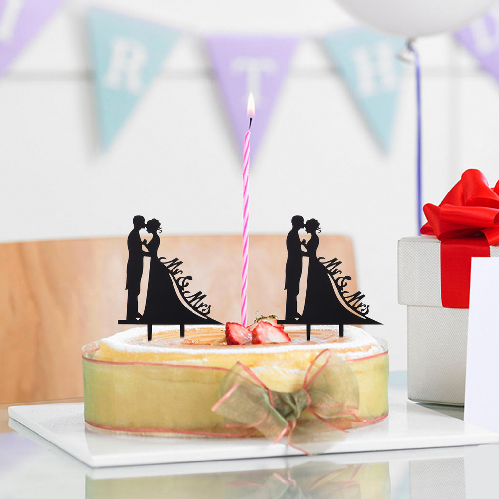 Birthday Cake Topper Mrs Party Cake Toothpicks Decorate Personalised ...