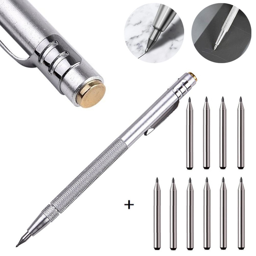 Tungsten Carbide Tip Scriber Marking Etching Engraving Pen Glass Marker ...