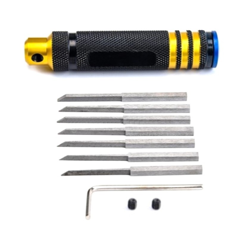 652F Model Chisels With Cutter Resin Carve Scriber Line Chisels 7 ...