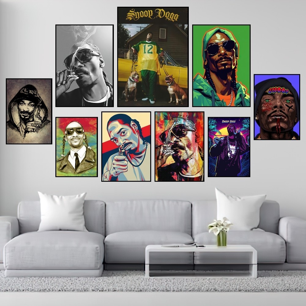 Rapper S-Snoop D-Dogg BODR Poster Prints Wall Painting Bedroom Living ...