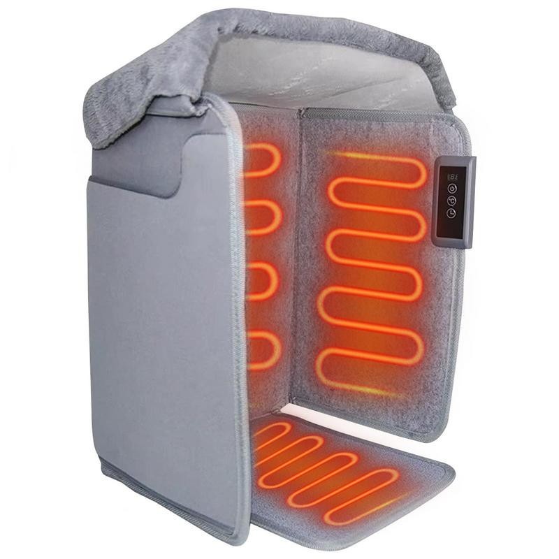 Electric Heated Leg Warmer Folding Office Under-desk Space Heater ...