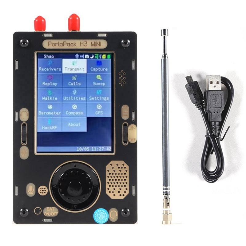 Portapack H3 MINI + For Hackrf One SDR + Antenna + Case + Bag SSTV/NOAA ...