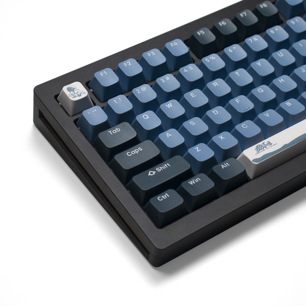 ☯146 Keys Outer Space PBT Keycaps MDA Profile Custom Dye Sub for 60% 65 ...