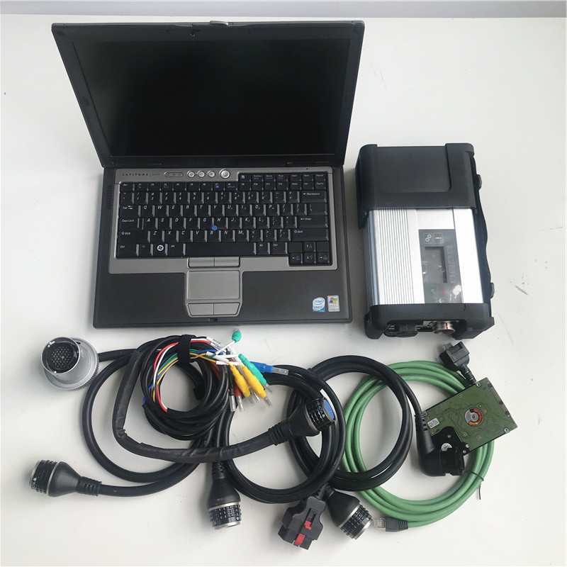 mb star c5 with SSD in d630 laptop diagnostic computer with 2023.12v ...