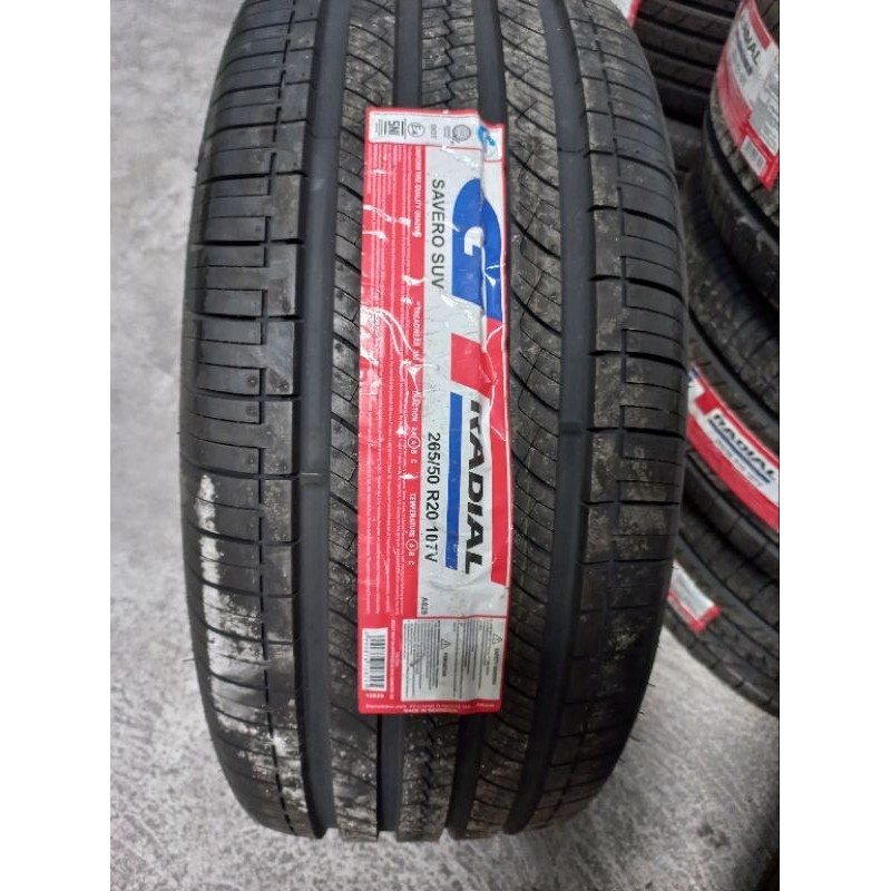 GT RADIAL TIRE 265/50 R20 112H SAVERO SUV | Shopee Philippines