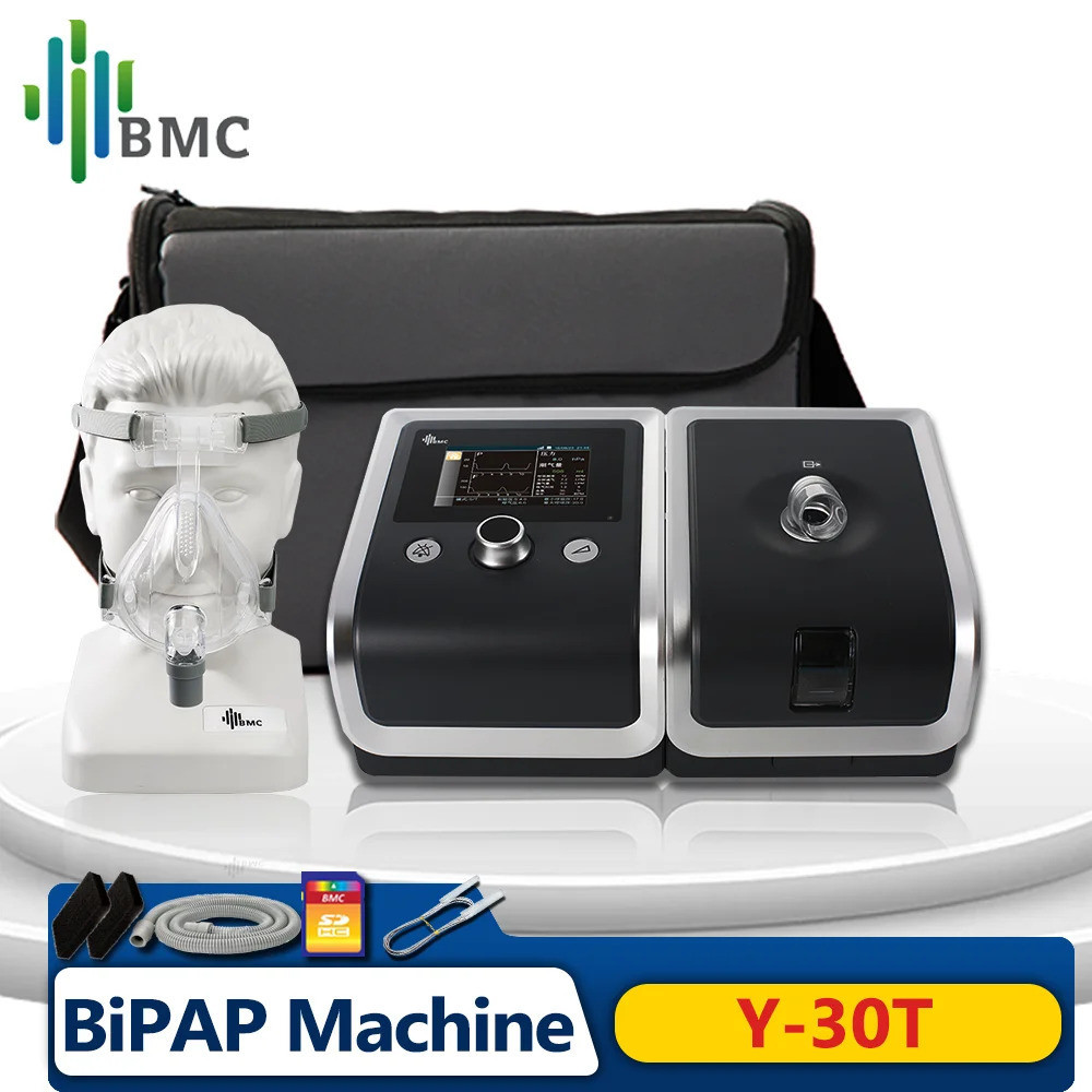 BMC GII Y-30T BiPAP Anting Snoring Device BiPAP ST Mode Auto Leak ...