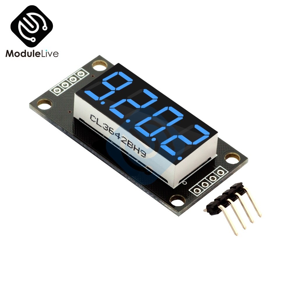 TM1637 LED Module 0.36 Inch 7 Segments Digital Display Tube 4-Digit LED ...