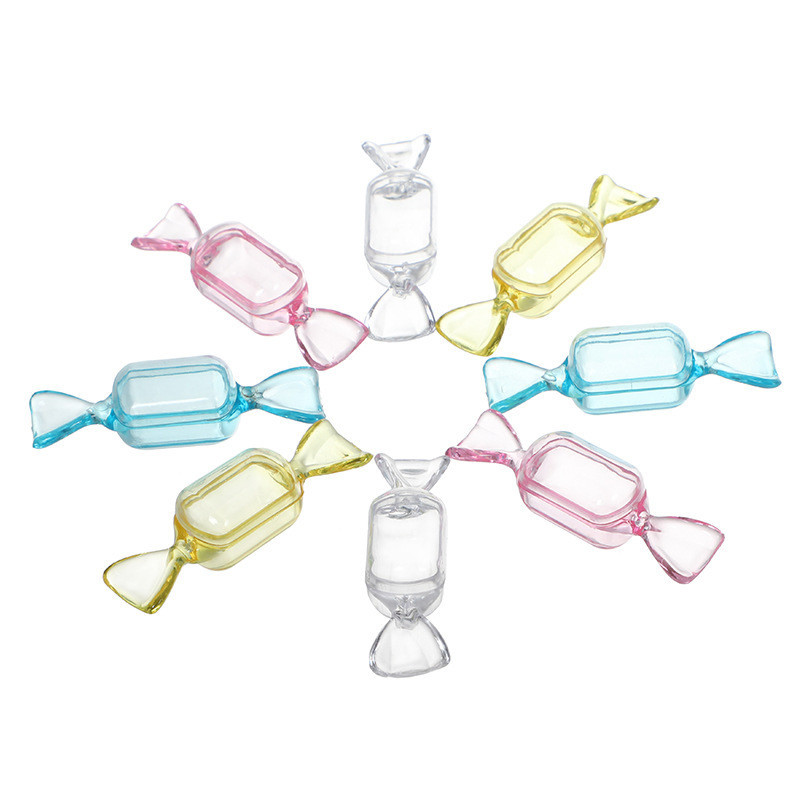 50pcs Multi Colour Sugar Containers Creative Candy Shape Wedding Candy ...
